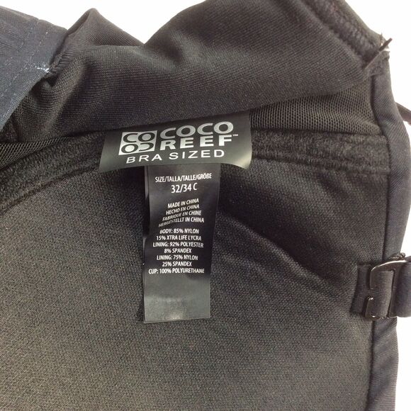 Coco Reef One Piece Swimsuit Women's Size 8/10 Bust 32/34C Underwire 5 Way Dress - Picture 6 of 13